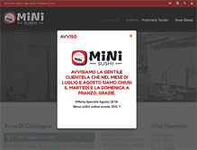 Tablet Screenshot of minisushi.it